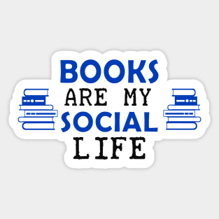 Books Face Mask Sticker